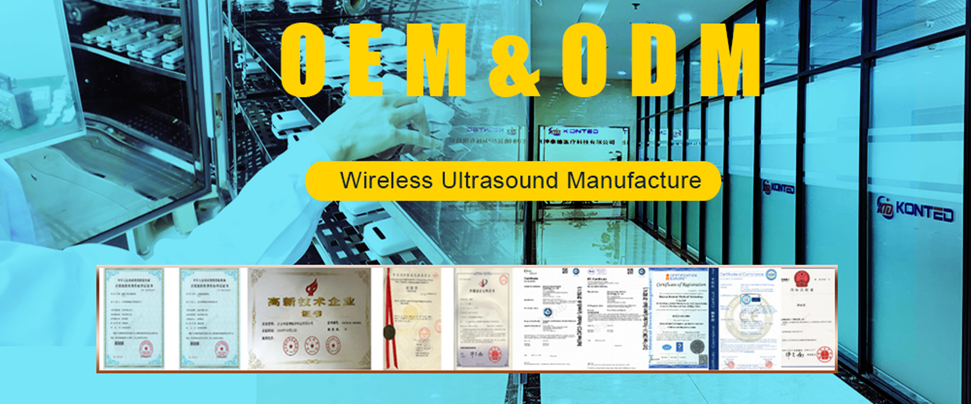 Fabricante de ultrasonido portátil OEM/ODM