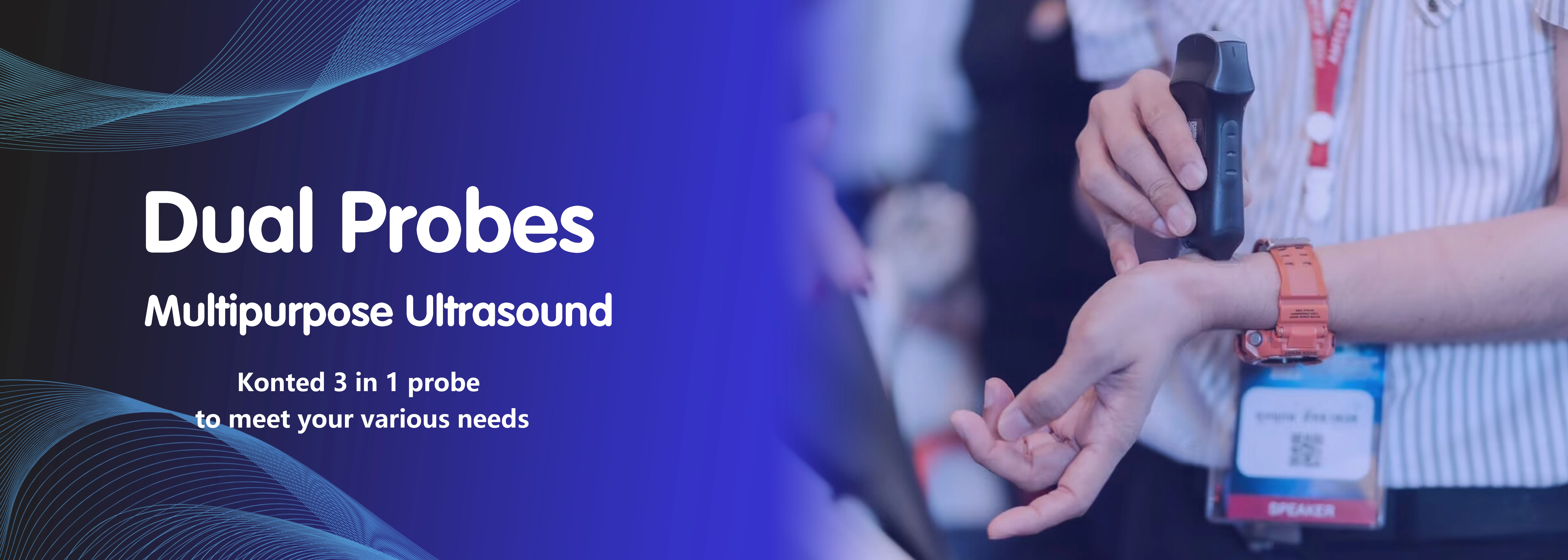Sondas duales Ultrasonido multipropósito